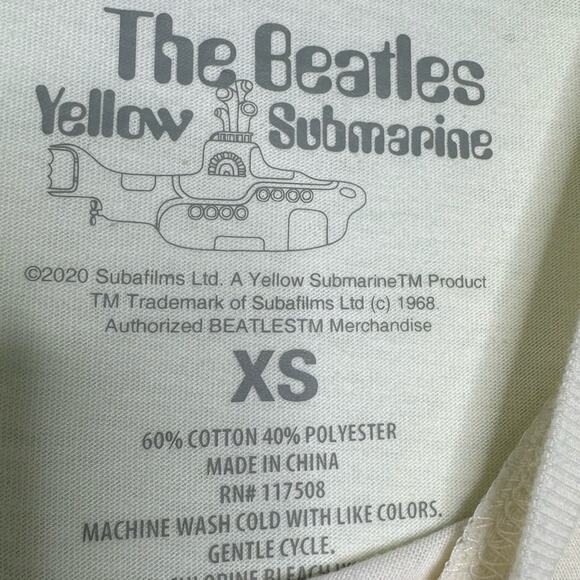 The Beatles Yellow Submarine Authentic Tshirt New Without Tags size XS - Picture 5 of 6